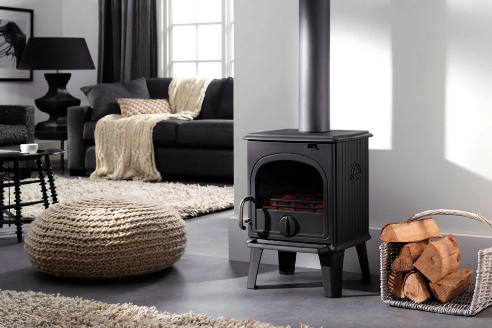 Photo 2 — Poêle à bois 44 MF laqué anthracite