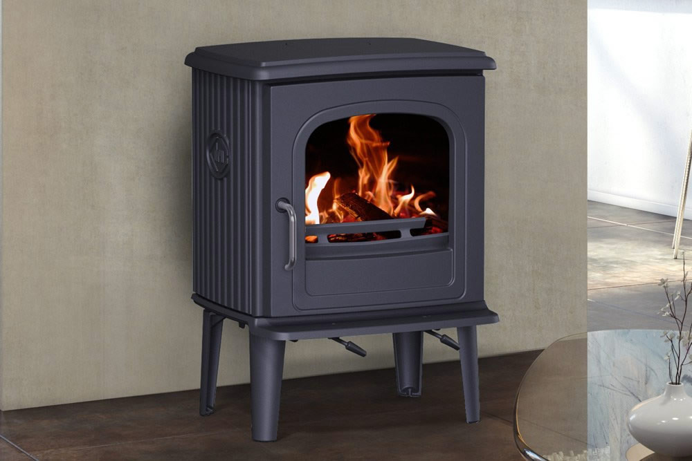 Poêle à bois 55 CB laqué anthracite