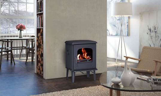 Photo 2 — Poêle à bois 55 CB laqué anthracite