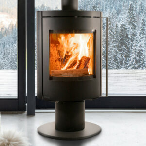 Poele-bois-Nara-noir Poêle à bois Nara
