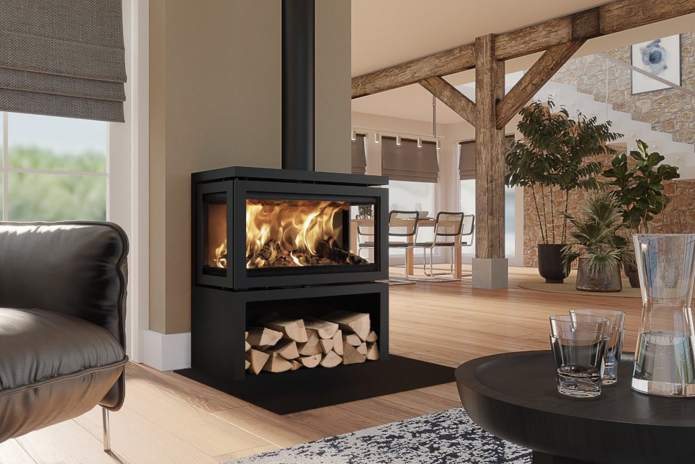 Poêle à bois Vidar Triple Large